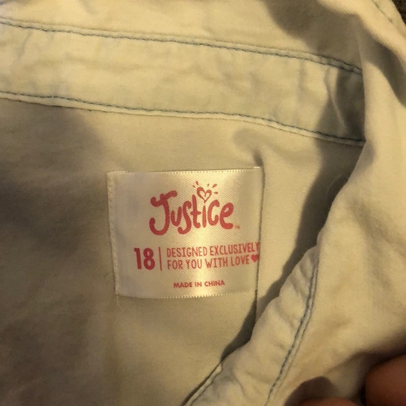 Justice collar long sleeved shirt - Picture 3 of 3